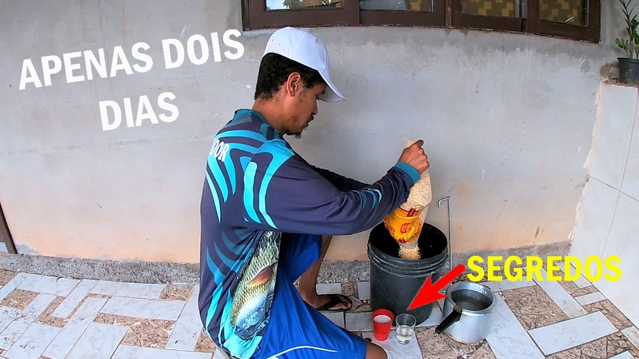 COMO AZEDAR O MILHO OU QUIRELA COM APENAS DOIS DIAS!!!#pescarias