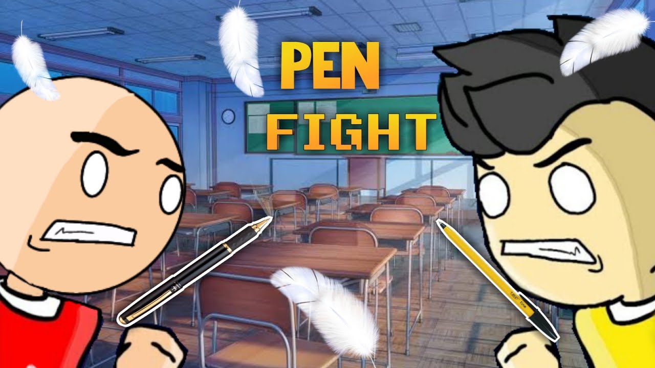 Pen Fight #1 || ft. rg bucket list || Animation on mobile like @RG BUCKET LIST