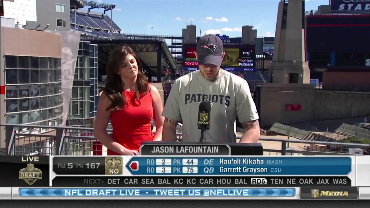 Joe Cardona getting drafted by the New England Patriots
