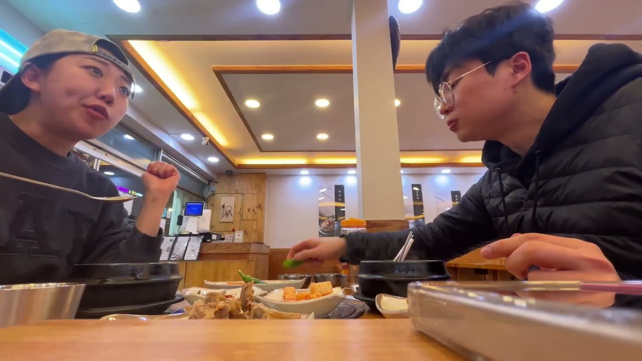 MUKBANG_주민먹방_별미 김치찌개, 묵은지 뼈해장국