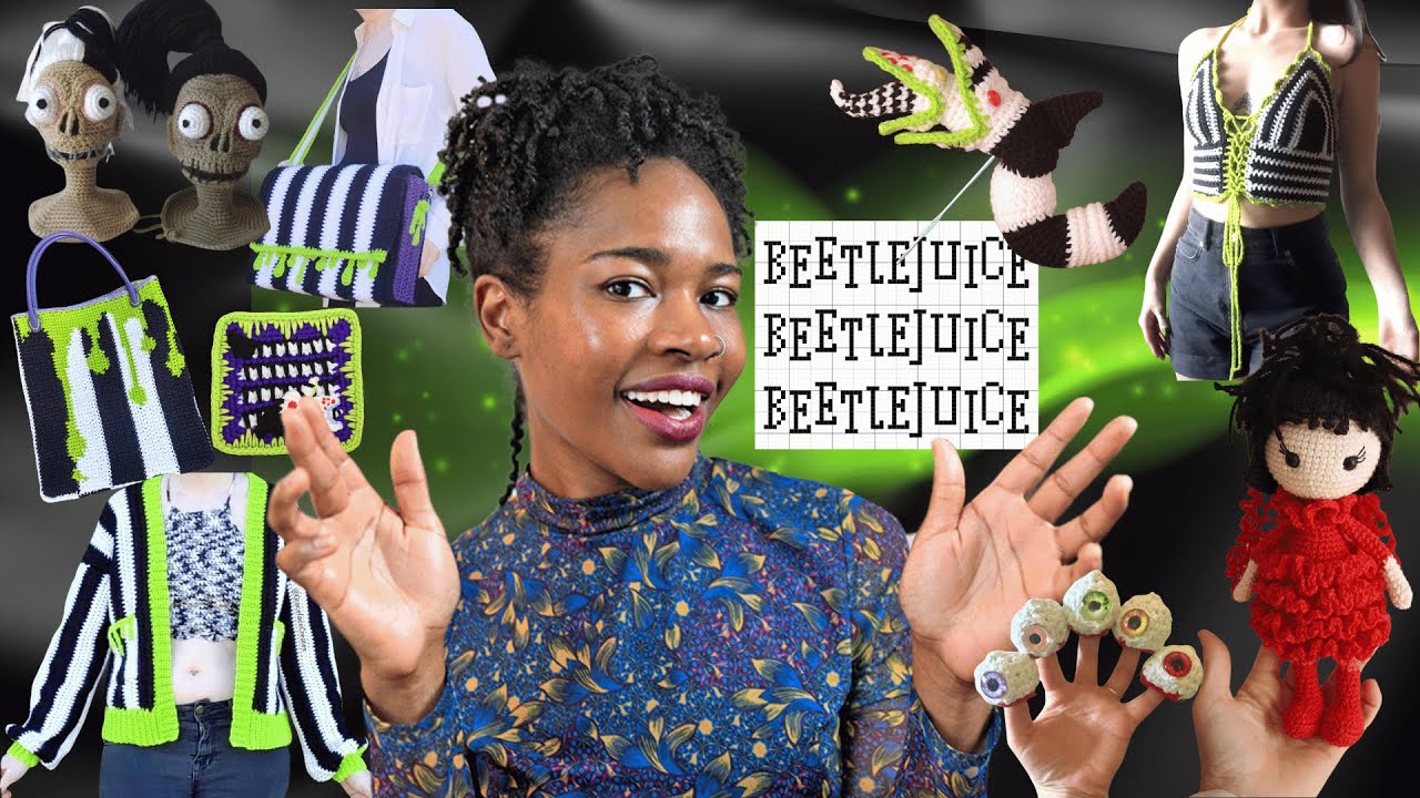 25 Beetlejuice CROCHET PATTERNS to make