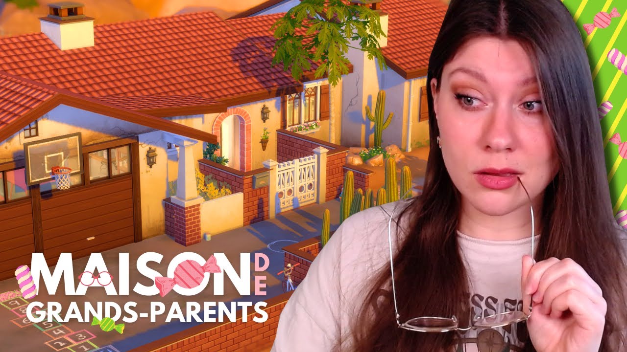 On construit une maison PARFAITE pour des GRANDS-PARENTS 🍭 | SIMS 4