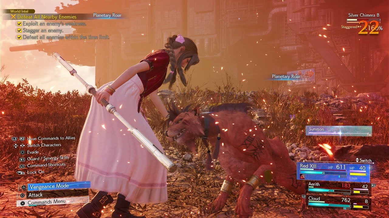 Aerith and Red XII Synergy Abilities- Final Fantasy VII Rebirth