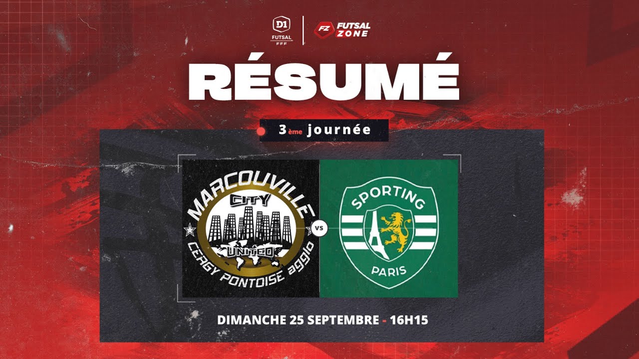 D1 Futsal - J3 Marcouville City CP vs Sporting Club Paris