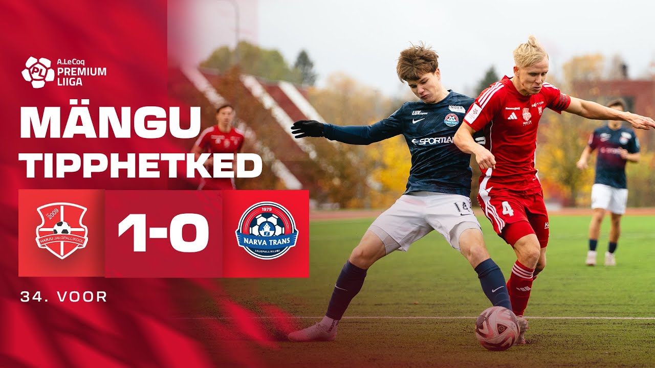 Harju JK Laagri - JK Narva Trans I 1:0 I A. Le Coq Premium liiga 34. voor I 2025
