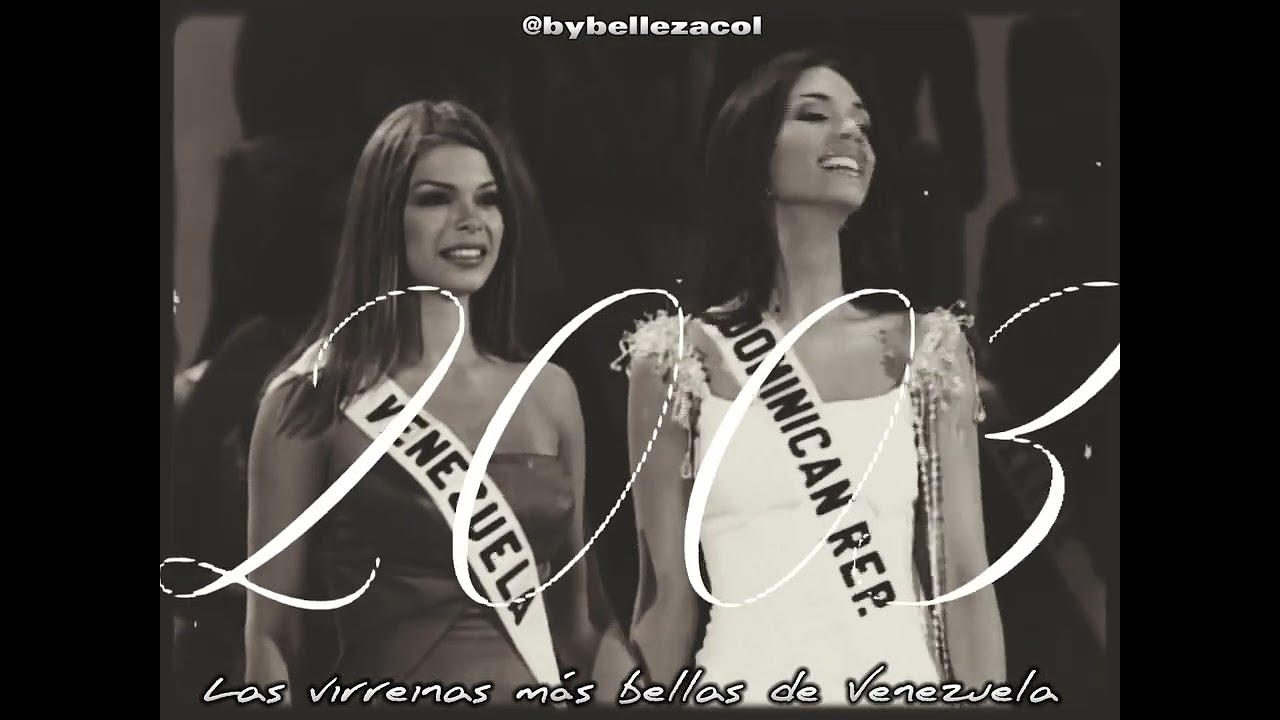 Las virreinas universales m&aacute;s bellas de #Venezuela