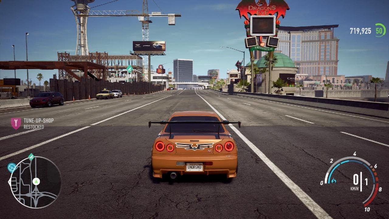 Skyline GT-R Spec 1999 3×American & 3×chidori Build up. Need for Speed payback