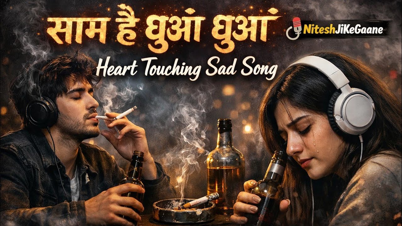 Saam Hai Dhuva Dhuva 🥺💔 | Heart Touching Sad Song | New Song 2026 🥺💔| NiteshJiKeGaane 🌿 Hindi Song 🌿