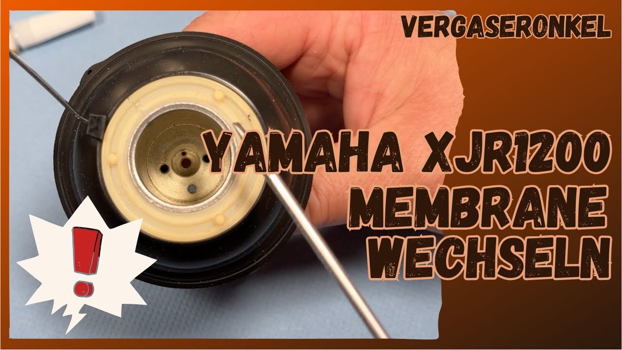 Membrane Yamaha XJR1200 wechseln, Schritt für Schritt vom Vergaseronkel