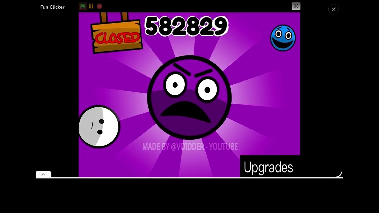 Me playing fun clicker