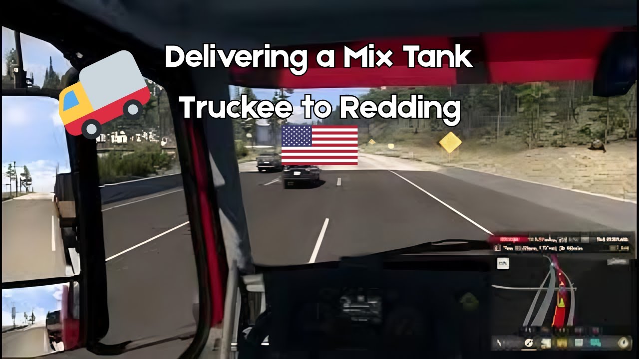 Delivering a Mix Tank from Truckee, CA to Redding, CA