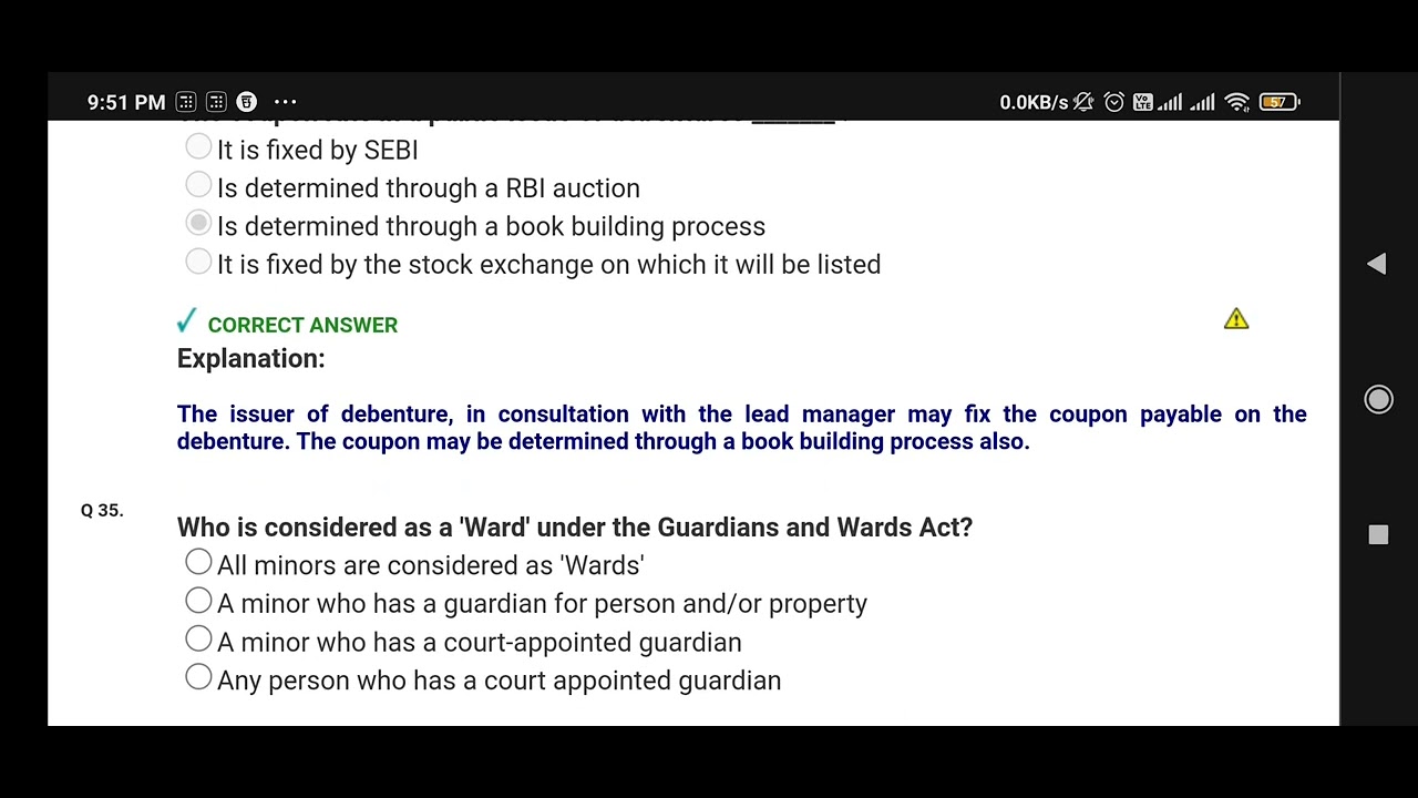 NISM XA : Investment Advisor Level 1 Mock Test-3 Based on the updated syllabus