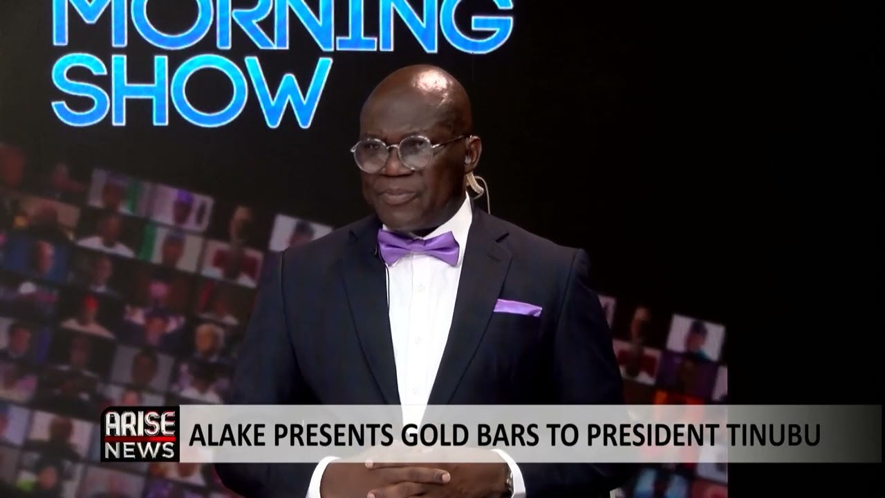 The Morning Show: Alake Presents Gold Bars to President Tinubu