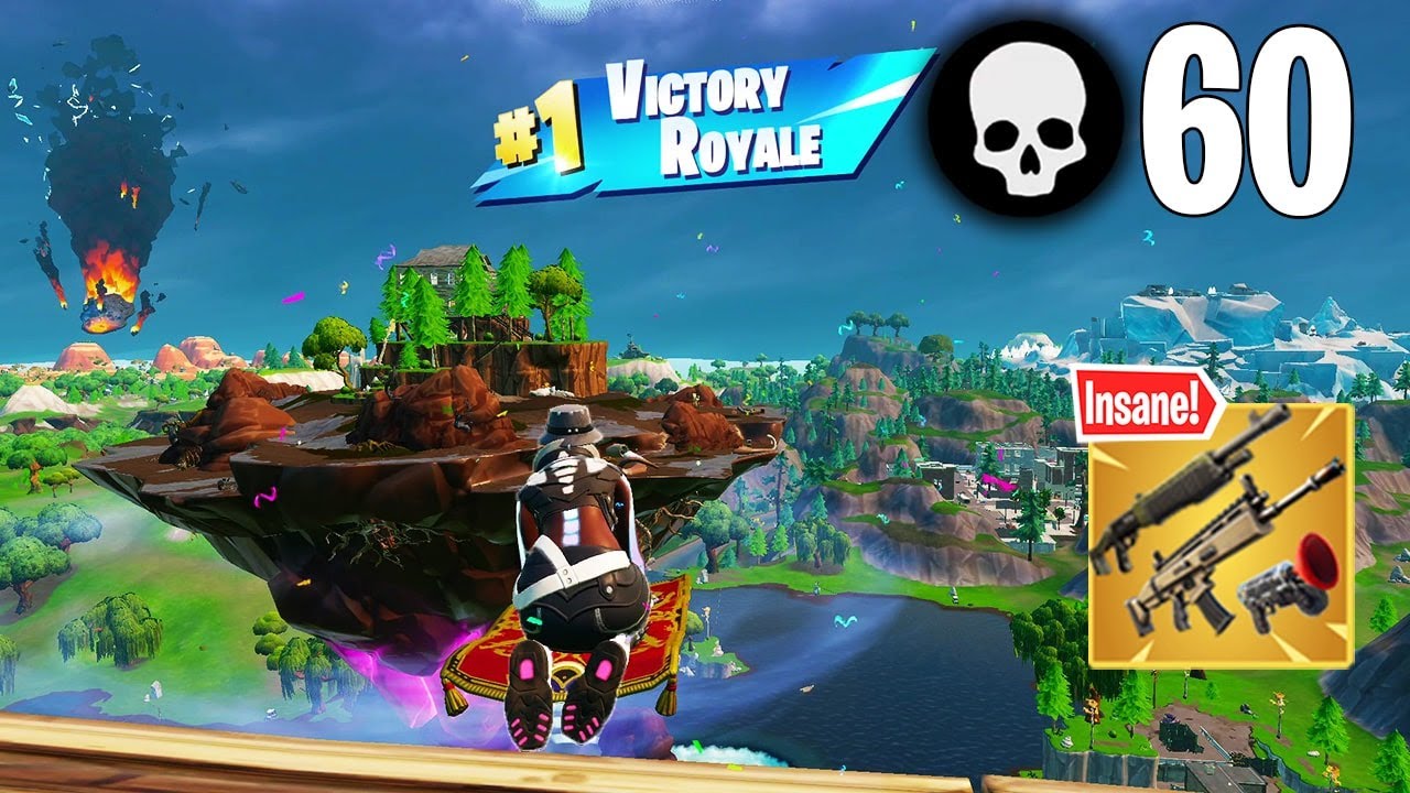 60 Elimination Solo vs Squads Wins (Fortnite Chapter OG Gameplay)