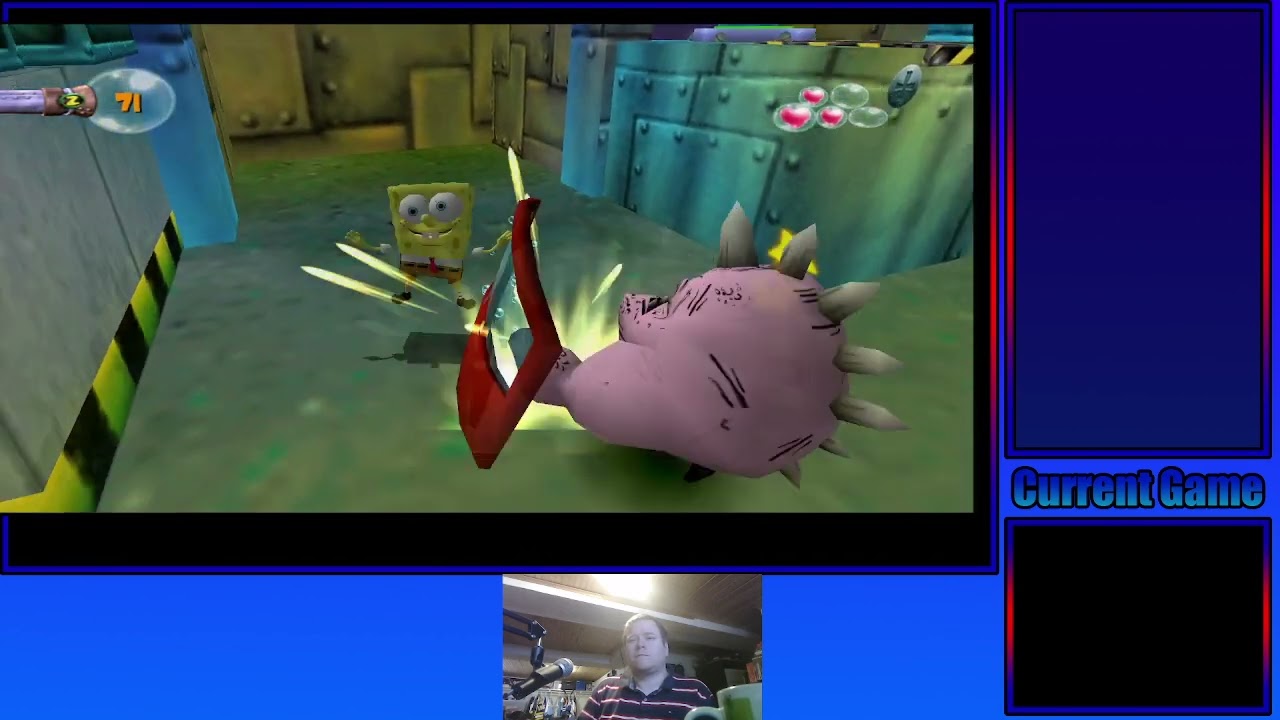 Backlog Quest:  Spongebob SquarePants Creature from the Krusty Krab Stream 1