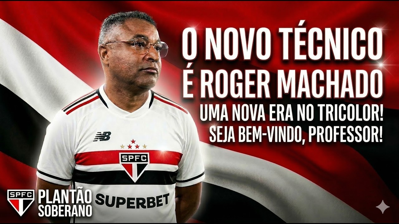 🚨 NOVO COMANDANTE! REAÇÃO da TORCIDA à CHEGADA de ROGER MACHADO no SÃO PAULO! ⚽
