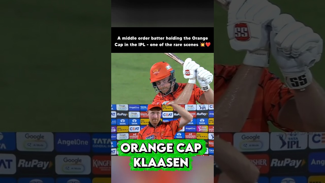 Klaasen Orange Cap King 🧡🔥 494 Runs in 11 Matches | Most Consistent IPL Batter!