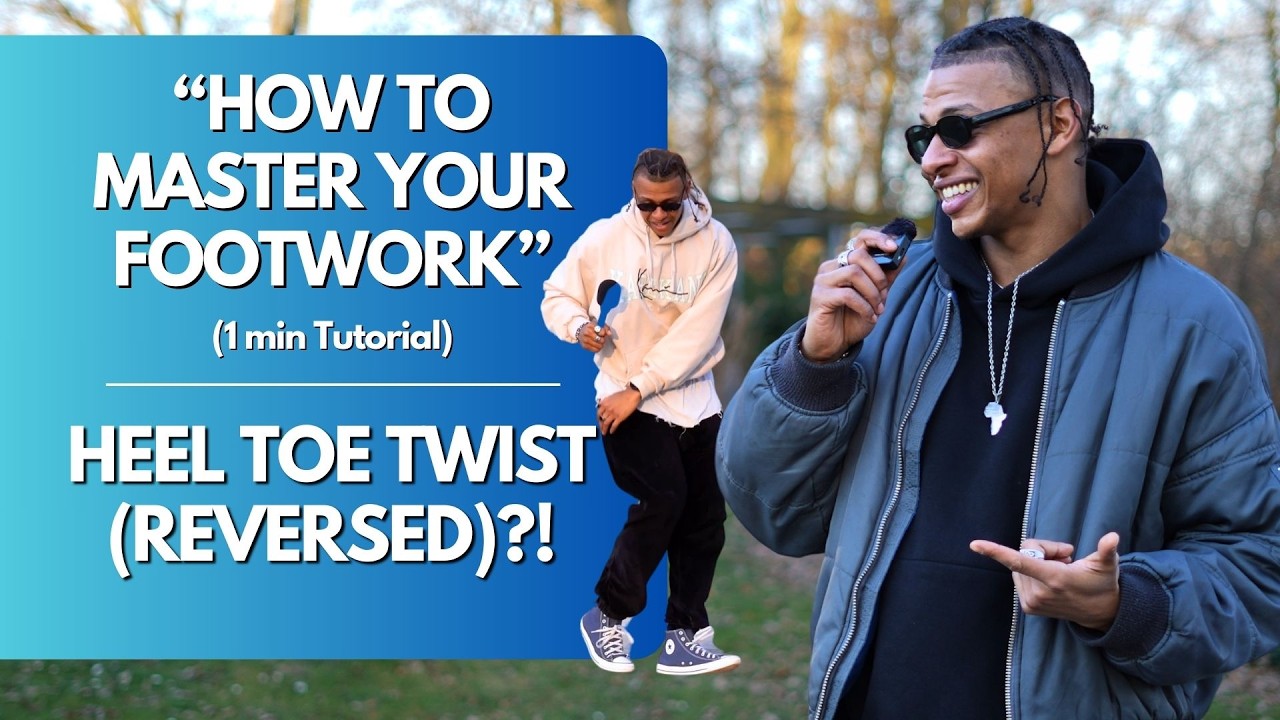 Quick Dance Tutorial (1 Minute) - Heel Toe Twists  (reversed)