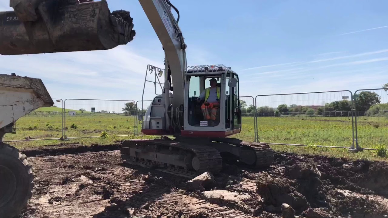 O’Brien Contractors Takeuchi TB2150R with Topcon GPS system
