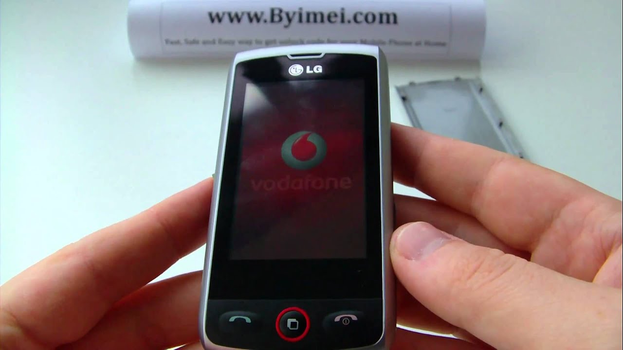 LG GW520 Etna 3G Unlock & input / enter code.AVI