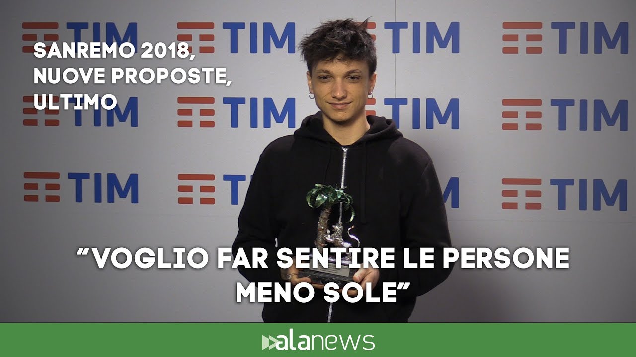 Sanremo, Ultimo vince tra le nuove proposte