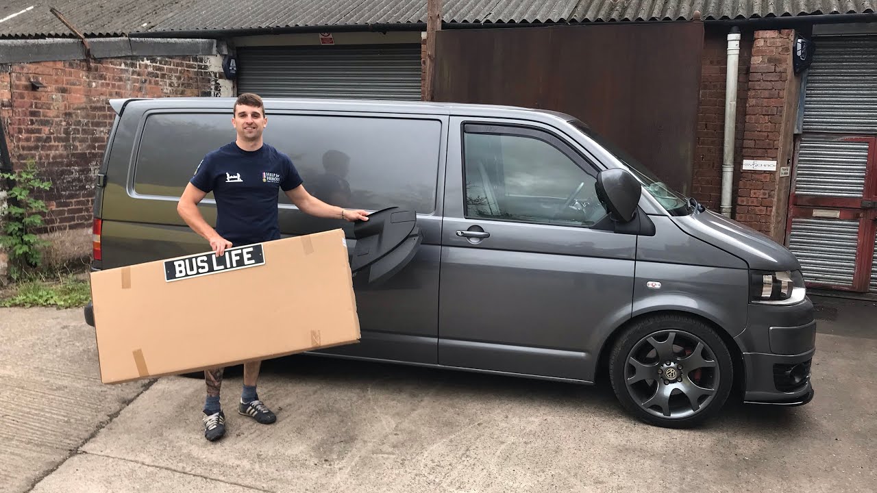 ** MY VW CAMPER CONVERSION BUILD ** #8 Front splitter + T5.1 Engine Cover