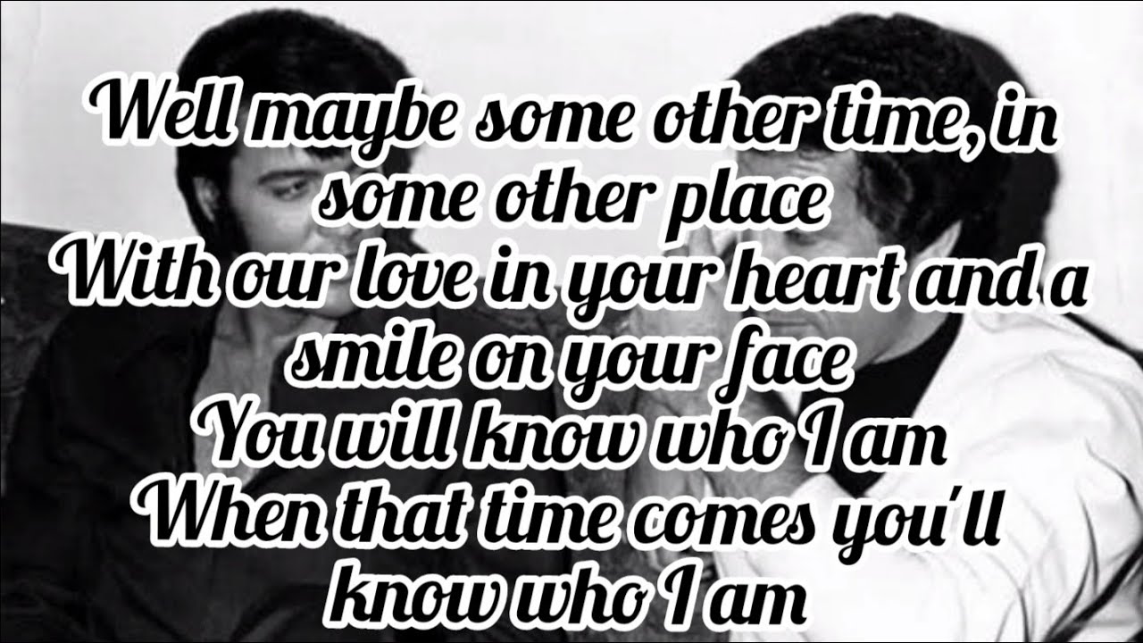 Elvis Presley - Do You Know Who I Am (Lyrics)
