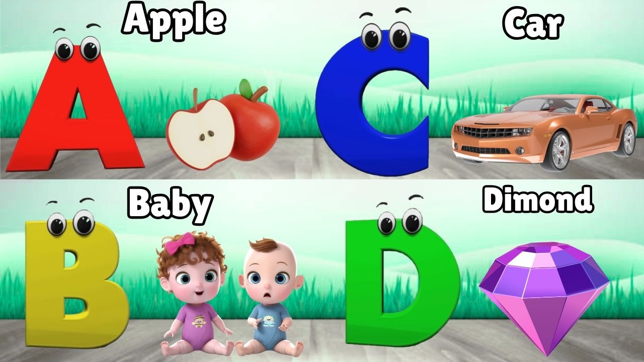 ABC Phonics Song - Toddler Learning Video Songs , A for Apple , Nursery Rhymes , Alphabet song