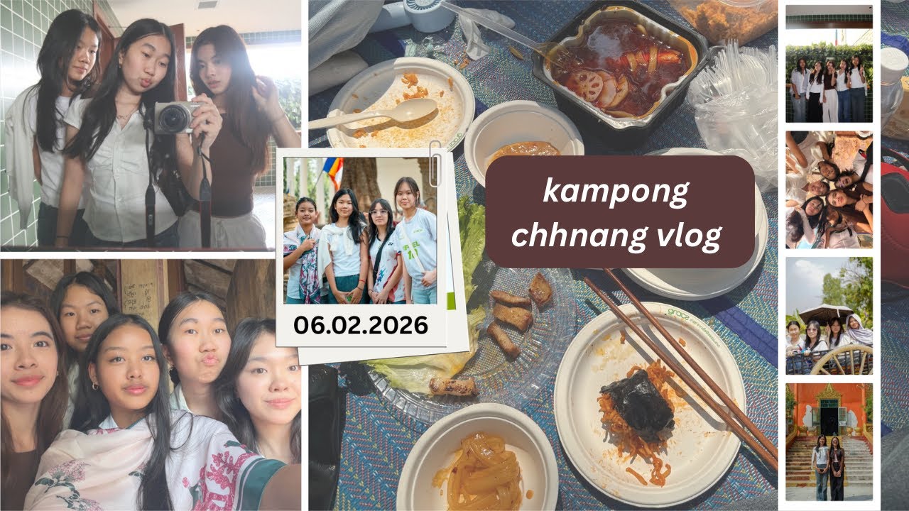10 TUOLBASAN VLOG: khmer fieldtrip, bantey longvek, food 