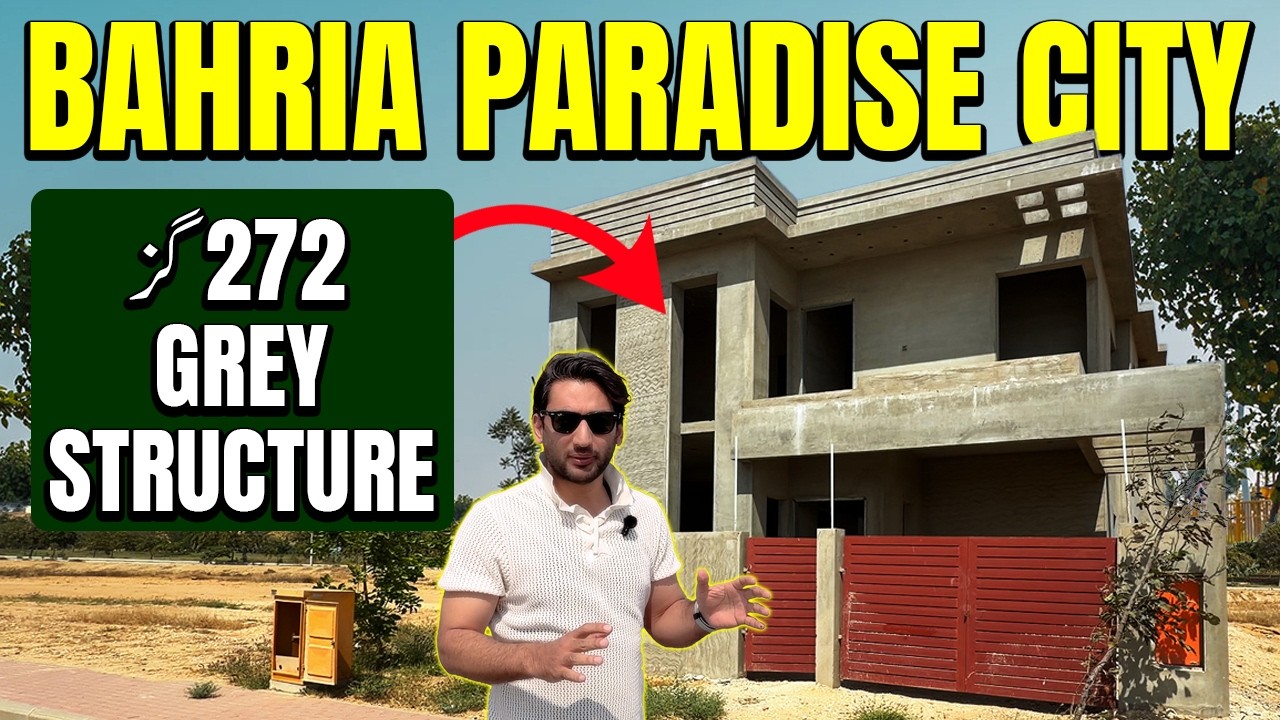 Bahria Paradise City 272 Sq. Yards Grey Structure | Bahria Town Karachi