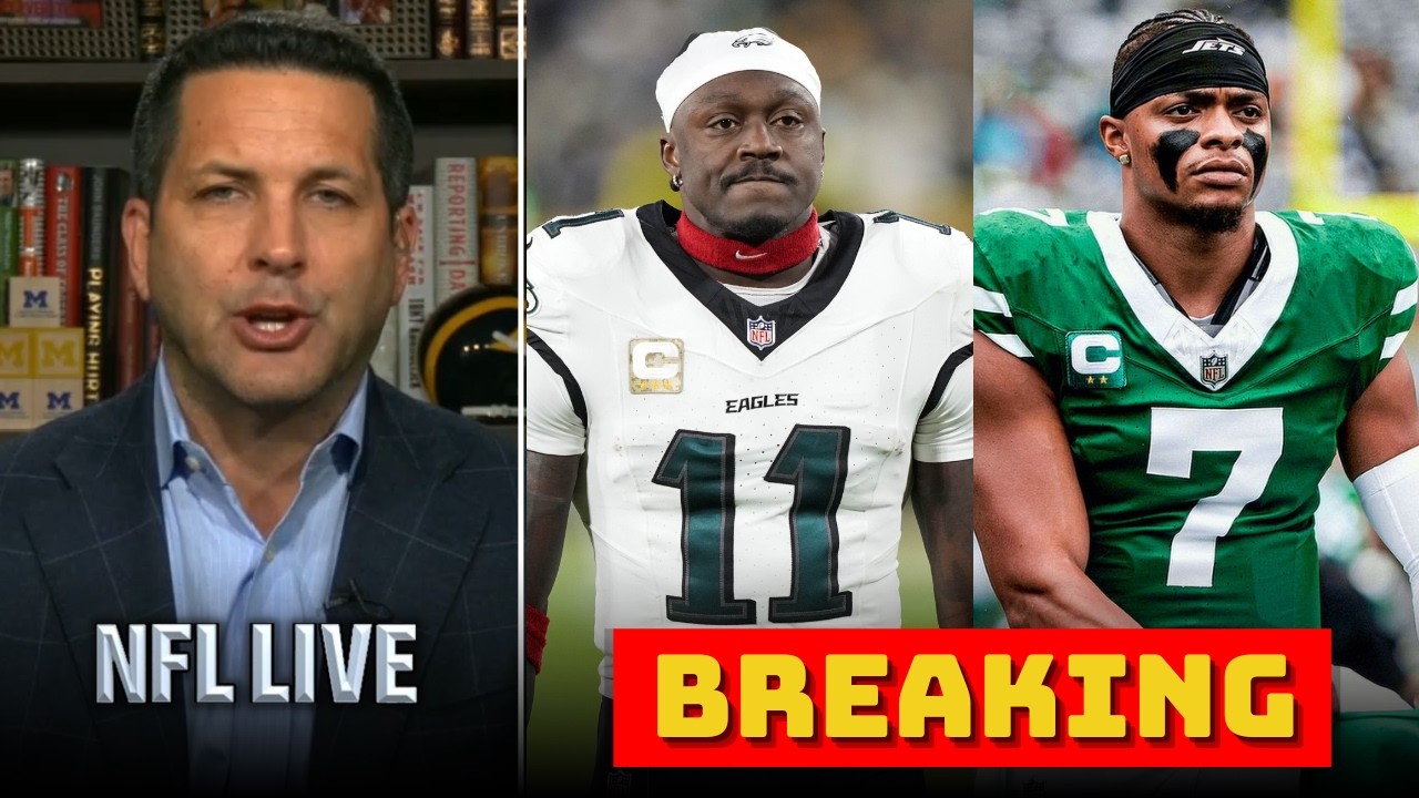 NFL LIVE | Adam Schefter BREAKING:: Broncos, Patriots interested AJ Brown, Justin Fields to Chiefs