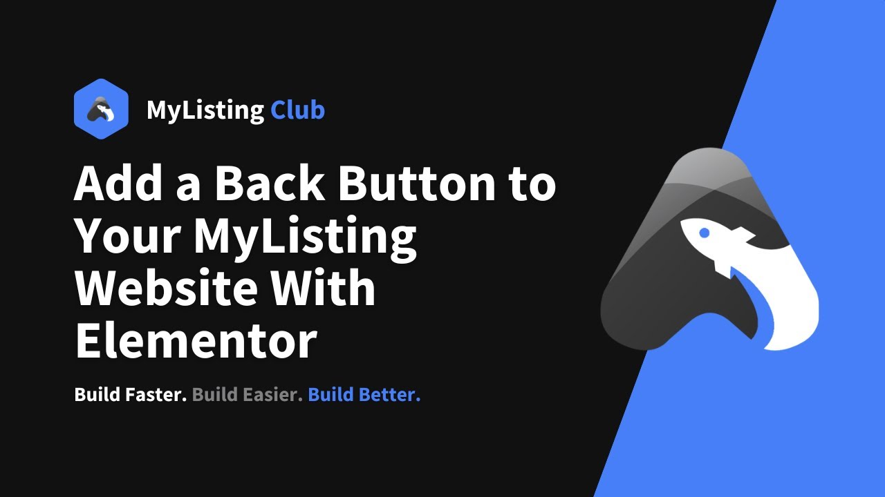 MyListing Tutorial: How to Add a Back Button to Your MyListing Website With Elementor
