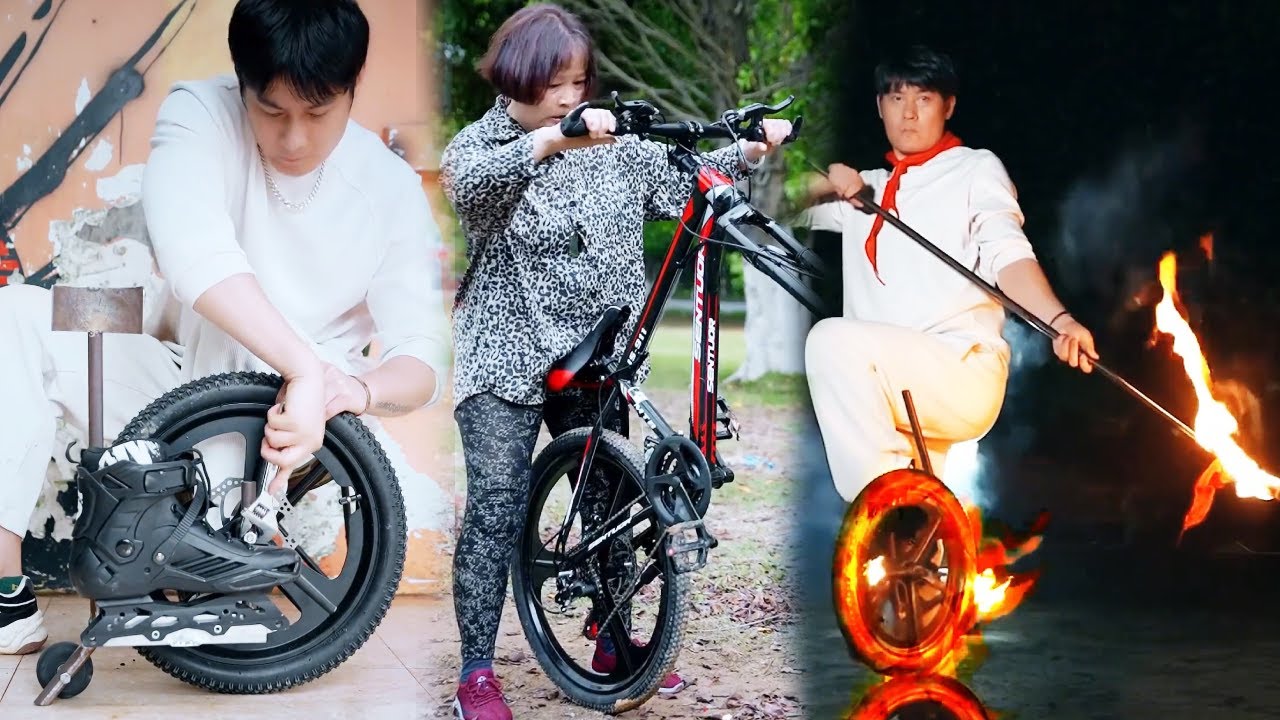 The Genius Son Made His Own Hot Wheels Roller Skates For His Devilish Mom, So Cool!
