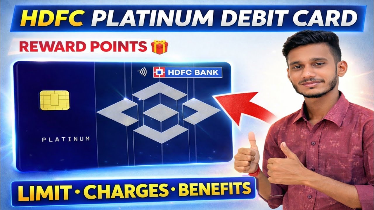 HDFC Platinum Debit Card Limit Charges Benefits । HDFC Platinum Debit Card Charges 2026