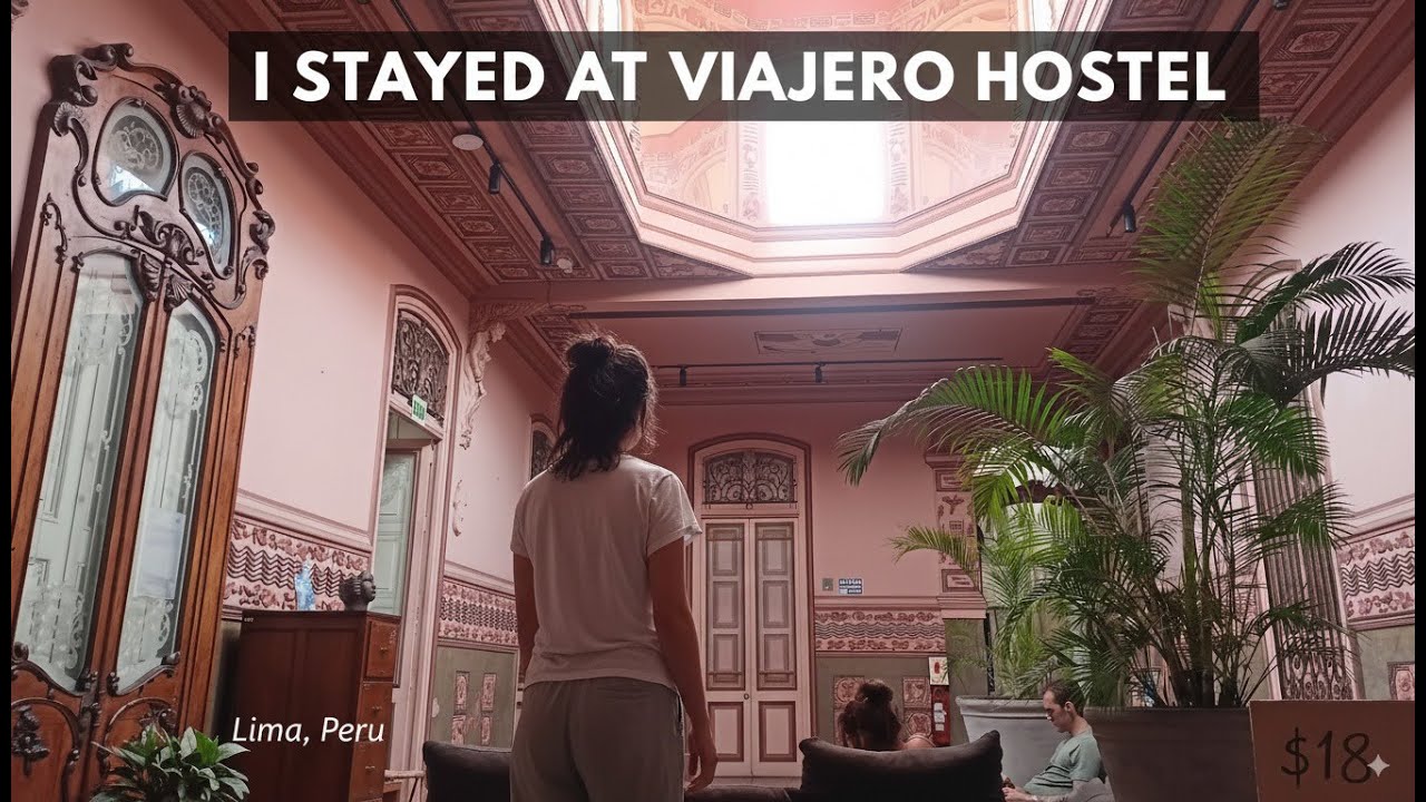 I stayed at Viajero Hostel in Lima, Barranco, Peru for  $18 in a dorm