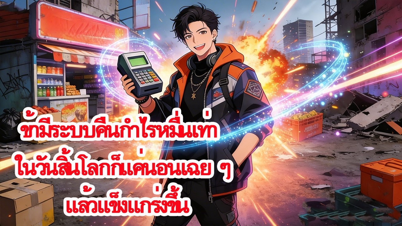 วันสิ้นโลกทุกคนแย่งของเอาชีวิตรอด แต่ผมมีระบบคืนกำไรหมื่นเท่า นอนเฉย ๆ ก็แข็งแกร่ง