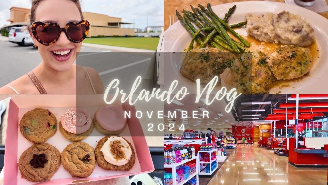 Orlando Vlog November 2024! | Cheesecake Factory | Target | Crumbl Cookie