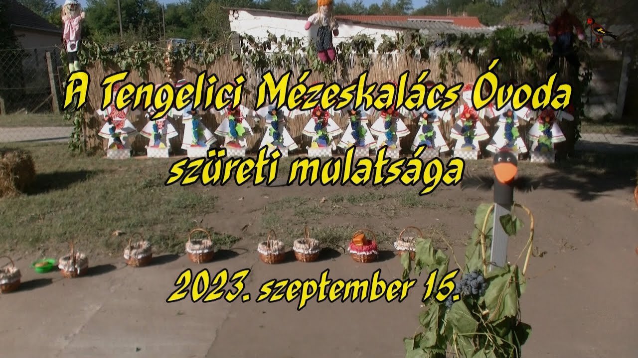 Szüreti mulatság a tengelici óvodában 2023