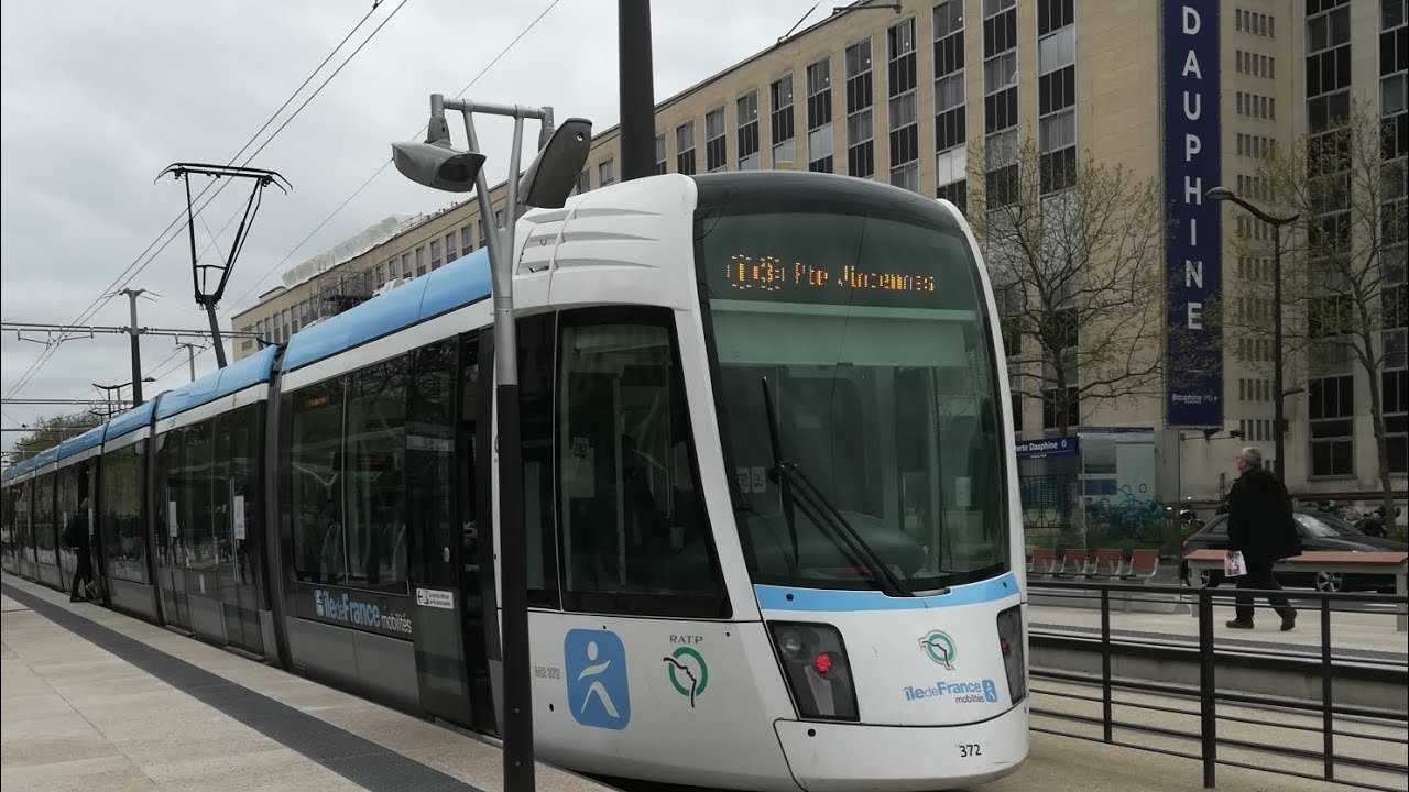 Tram T3B : trajet en Cidadis 402 Rénové entre Porte de Vincennes et Porte Dauphine + bonus à la fin