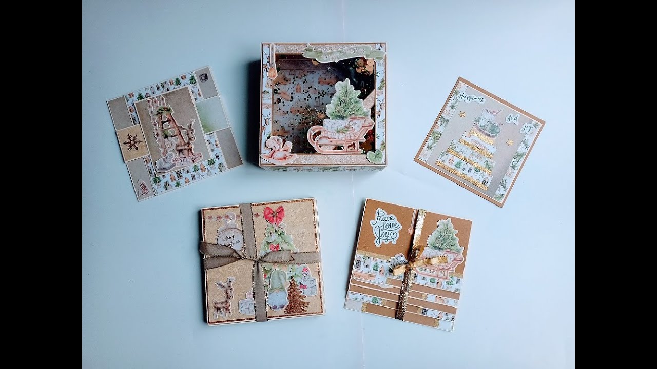 PRESENTATION n°30 Box de Noël enchanté avec folio et minis albums