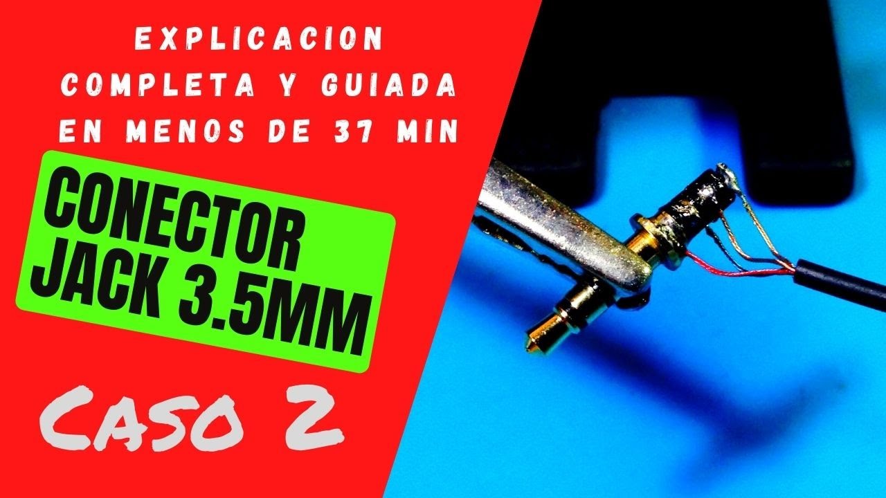 17.- Como reparar el CONECTOR JACK 3.5mm de tus AURICULARES (con microfono) - PASO por PASO | Caso 2
