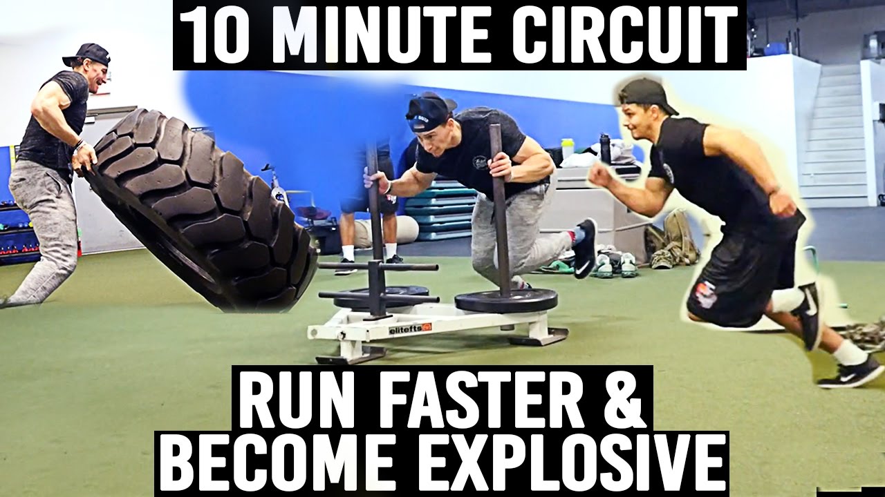 Run Faster & Become An Explosive Athlete | 10 Minute Circuit