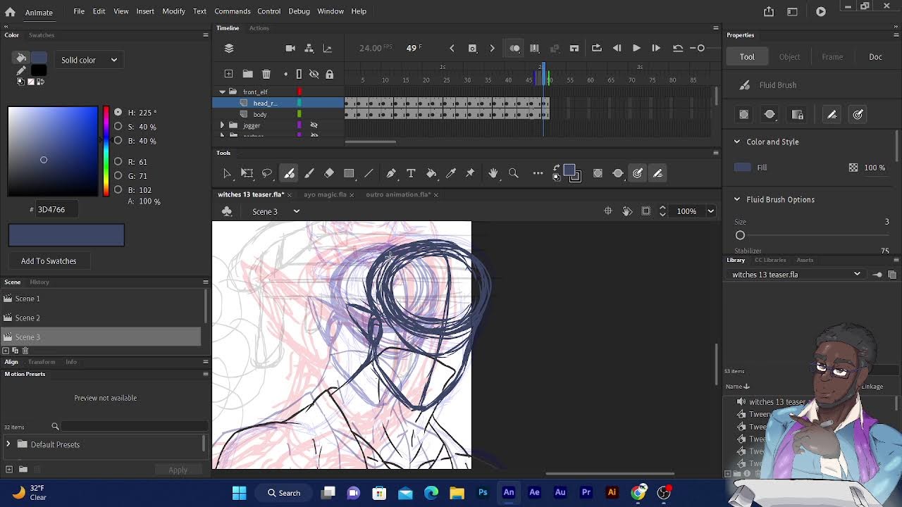 Sit with me for a while... | Animation Stream