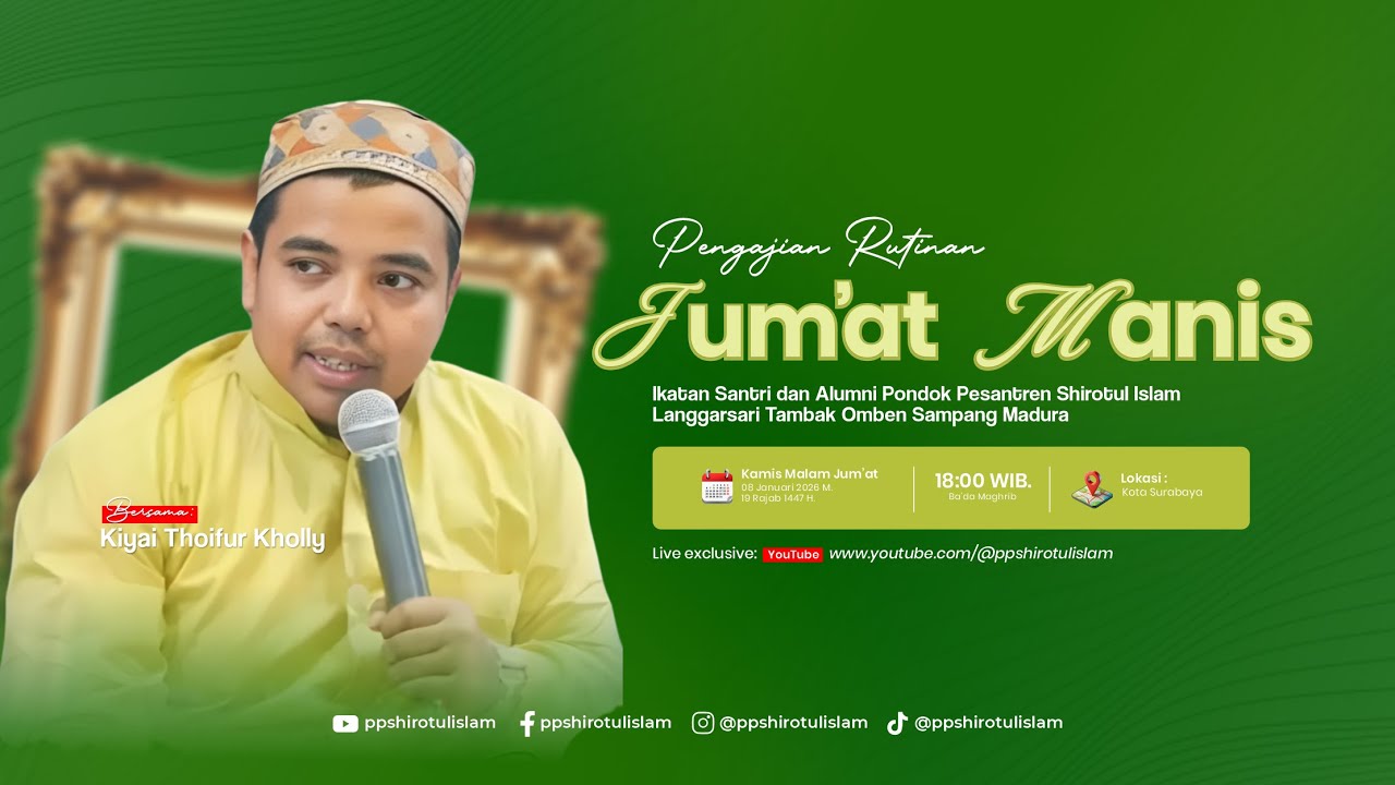 🔴 LIVE  JUM'AT MANIS