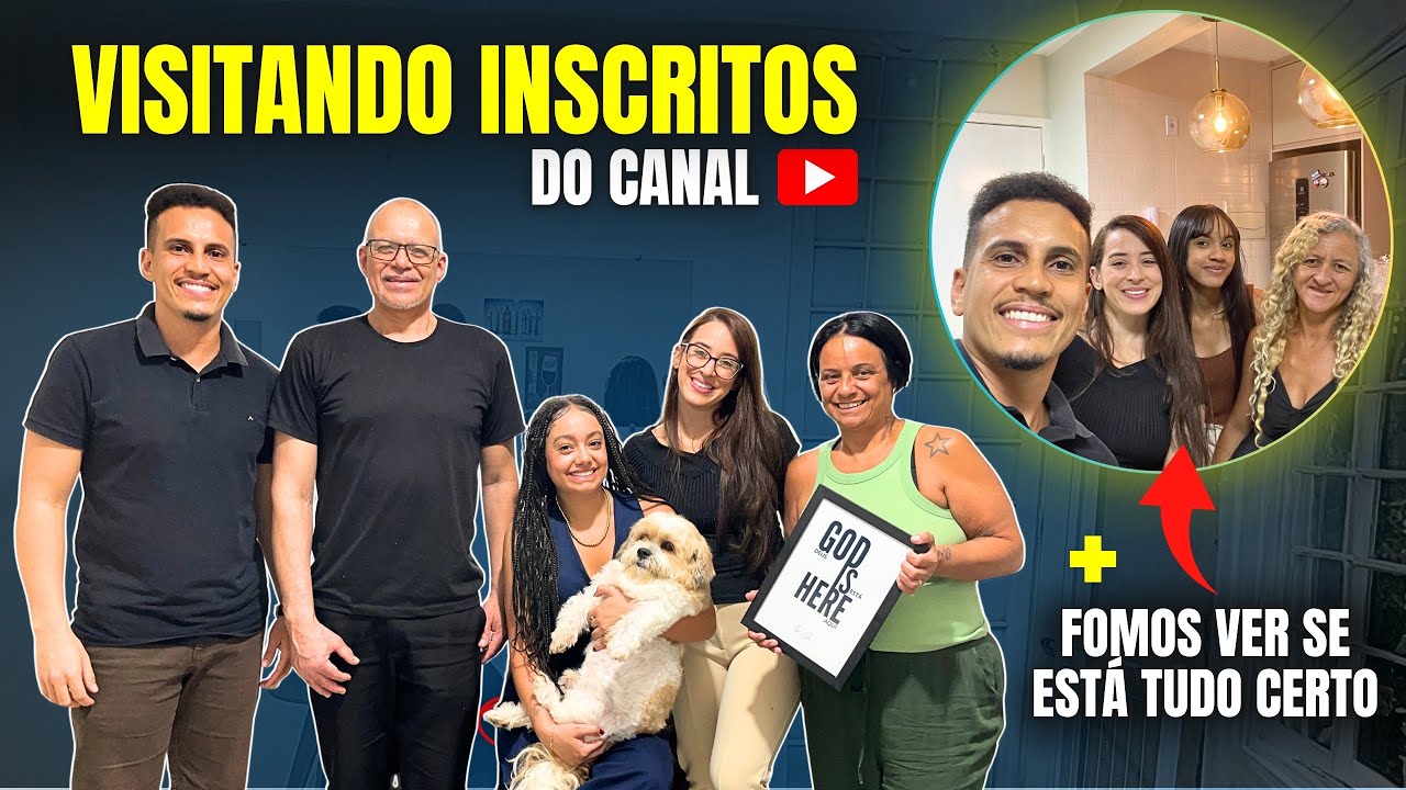 VISITANDO INSCRITOS DO CANAL + INDO NO APARTAMENTO DA JHENY