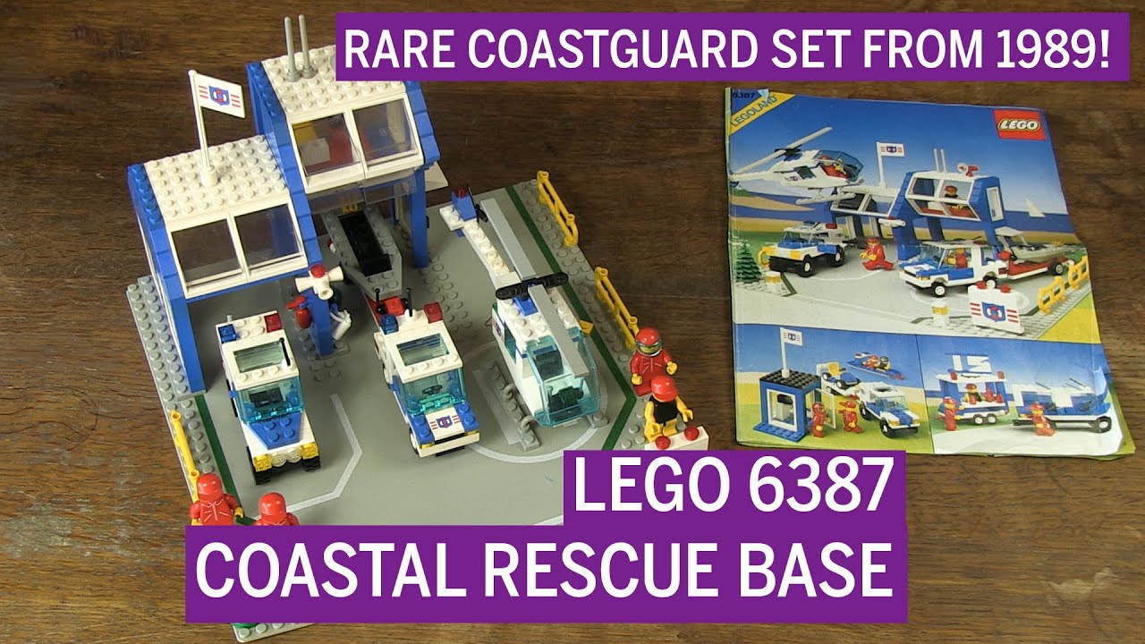LEGO 6387 Coastal Rescue Base (1989) | Vintage Town Coastguard Review