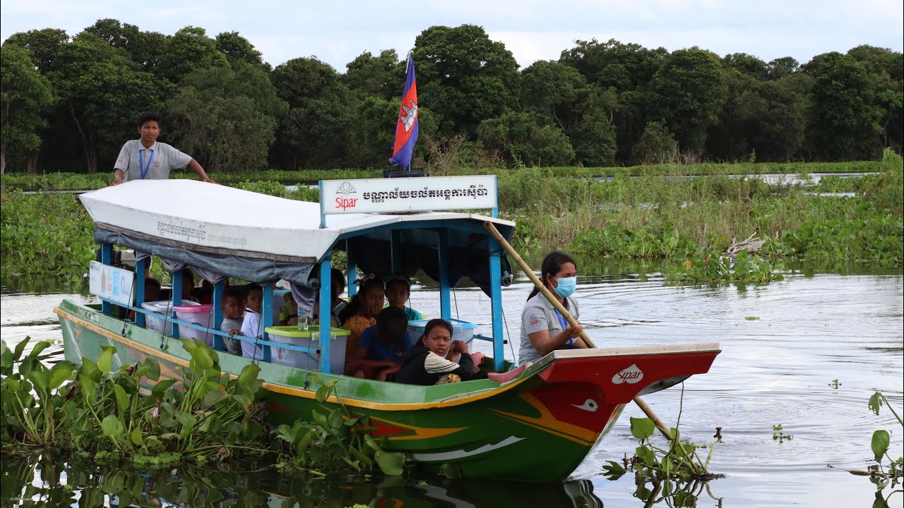 Sipar Boat Library on the Tonle Sap Lake
