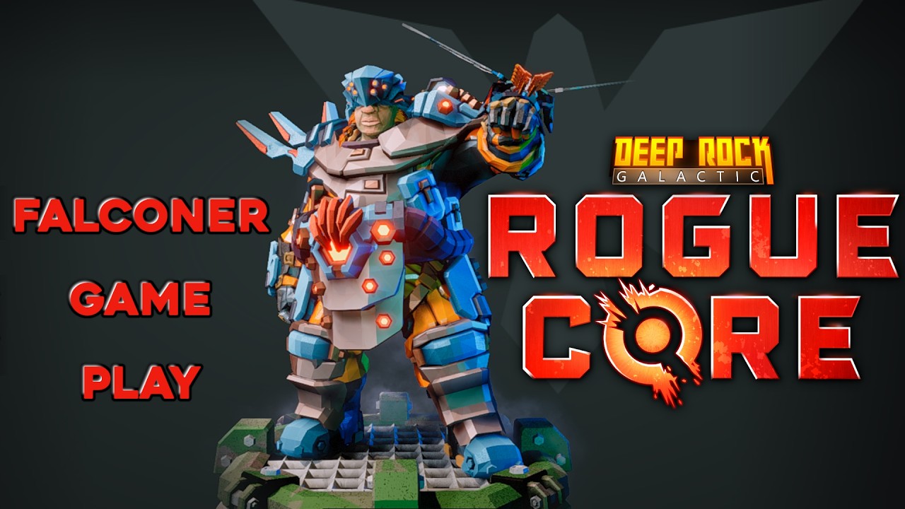 Deep Rock Galactic: Rogue Core ALPHA Game Play - Facility 4 Length 5 - Falconer gameplay