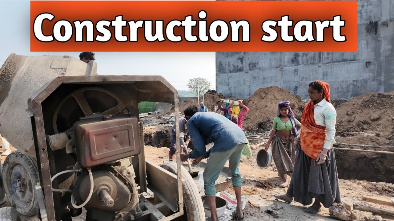 Construction work start  🚧🛑 | OC SURYA VLOG |
