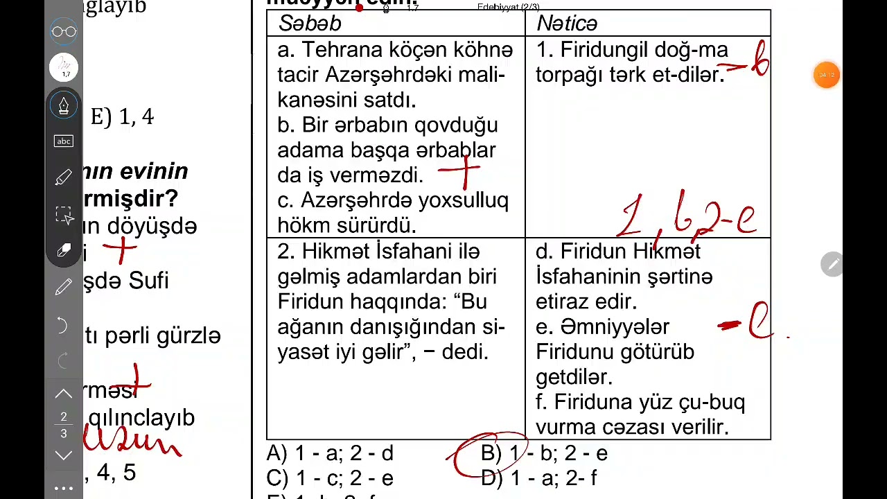 Gülnarə Quliyeva test izahı